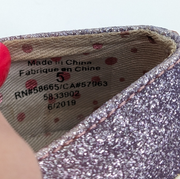 Tucker + Tate Sparkle Slip-on Sneakers Toddler 5 - Picture 6 of 7